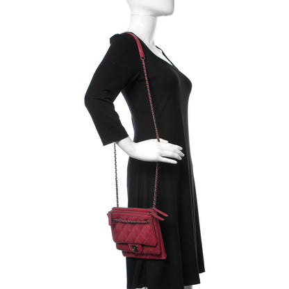 Chanel Patent Quilted Crossbody Pink 2 of 11