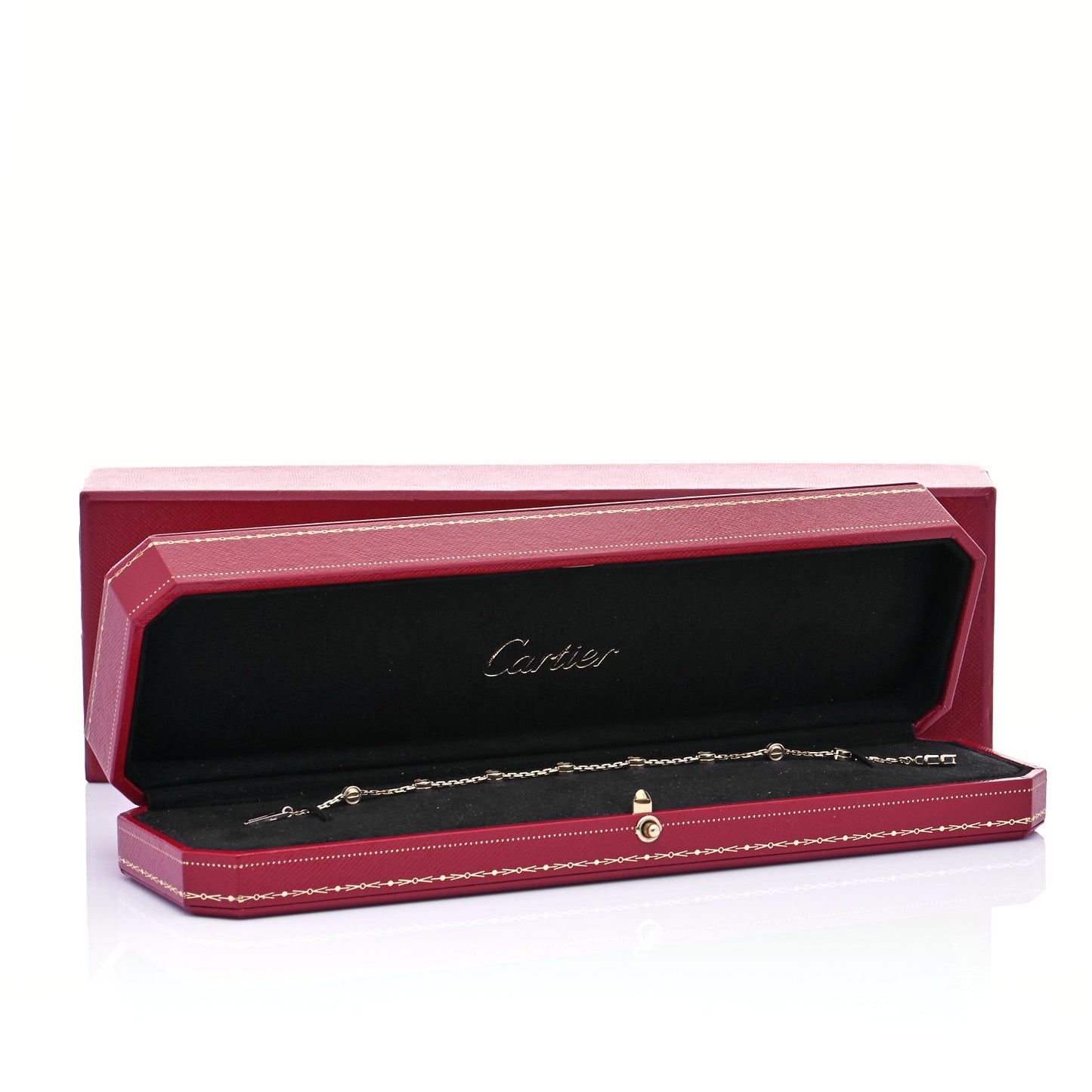 18K Yellow Gold LOVE Station Bracelet