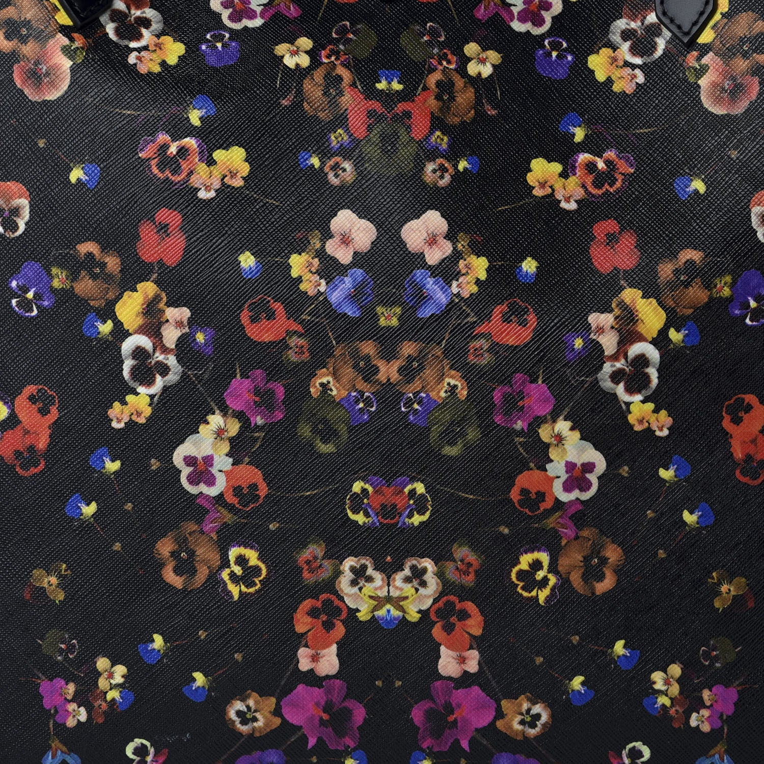 Givenchy Coated Canvas Pansy Print Large Antigona Tote Black 10 of 10