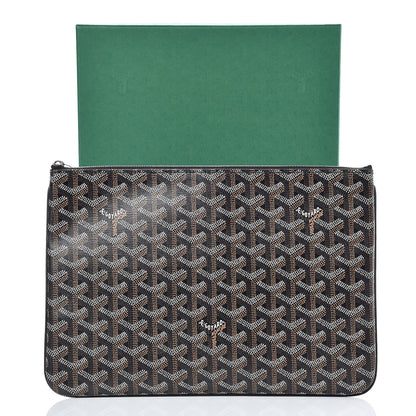Goyard Goyardine Senat Pochette MM Black 9 of 9