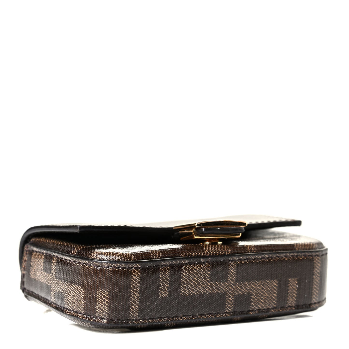 Glazed Fabric FF 1974 Nano Baguette Charm Mogano Panna
