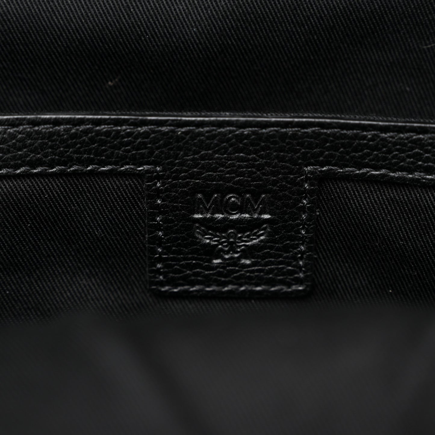 Visetos Calfskin Medium Geonautic Backpack Black Phantom Grey