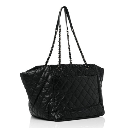 Chanel Lambskin Quilted Week End on Mars Tote Black 4 of 20