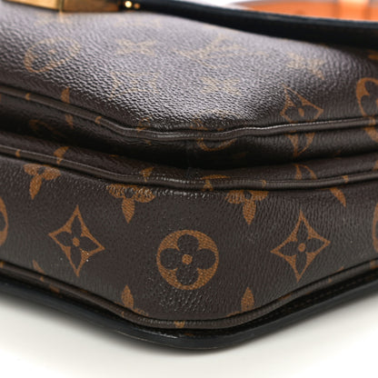 Louis Vuitton Monogram Braided Pochette Metis Coquelicot 9 of 15