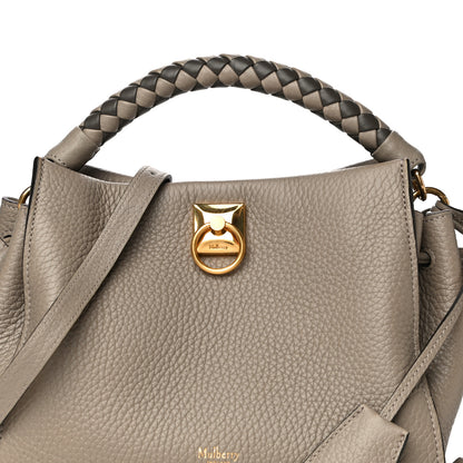 Mulberry Heavy Grain Small Iris Tote Solid Grey 5 of 9