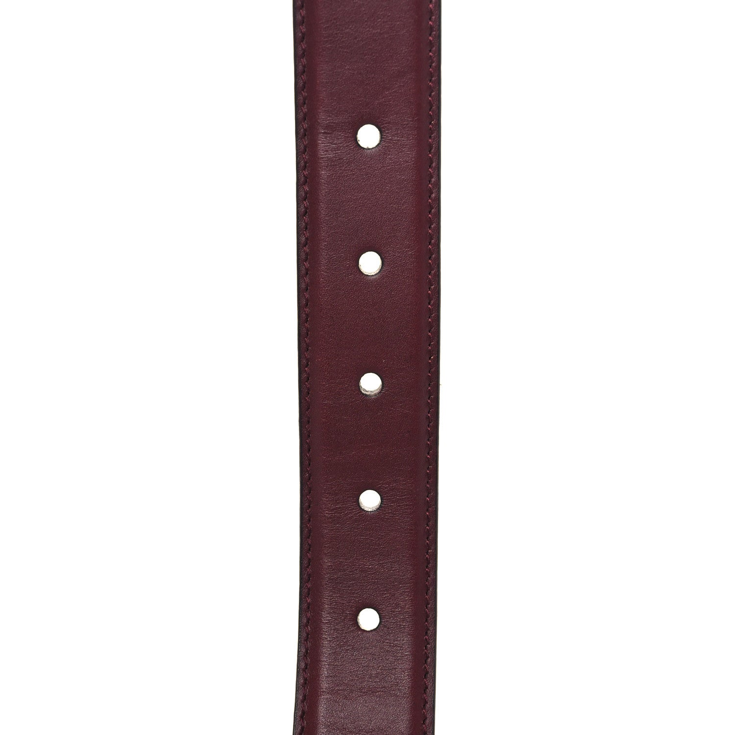 Gucci Selleria Calfskin Belt 95 38 Strong Red 3 of 9