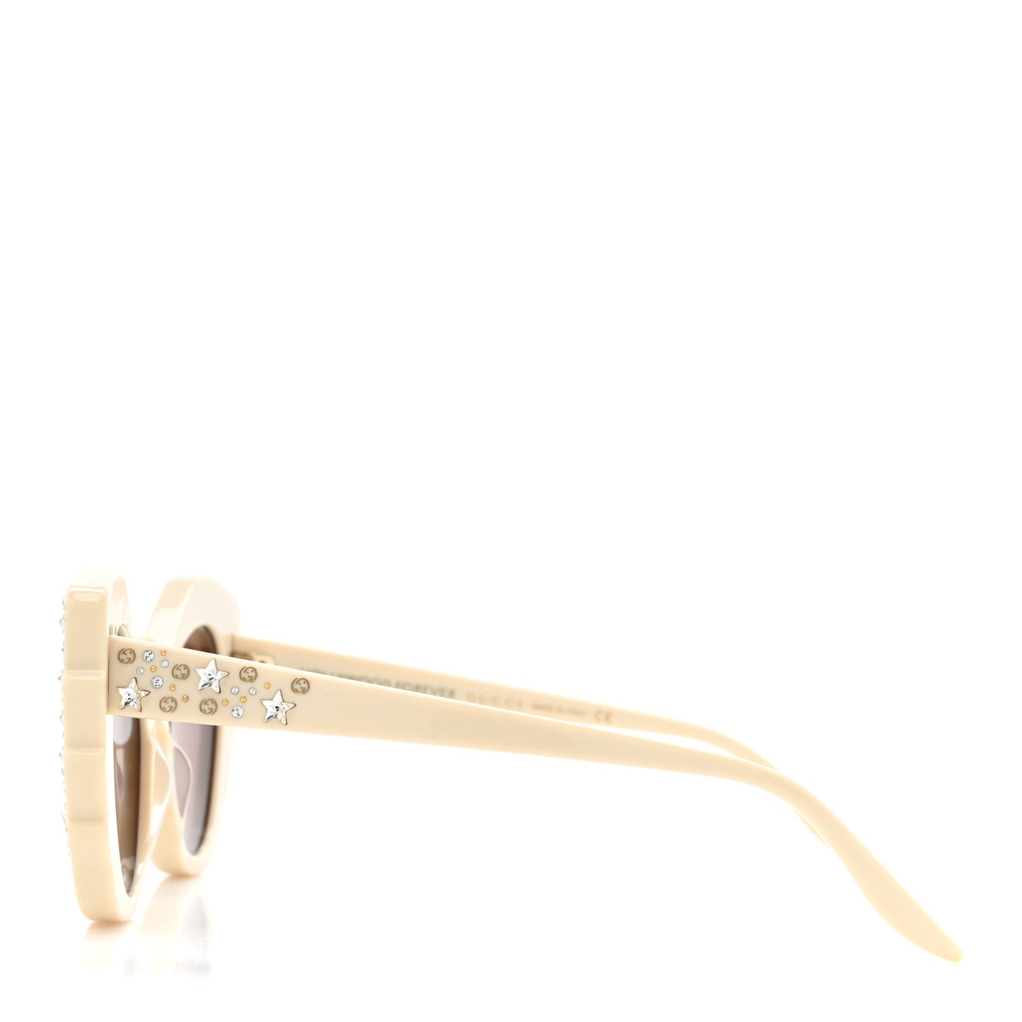 Acetate Crystal Sunglasses GG1095S Ivory