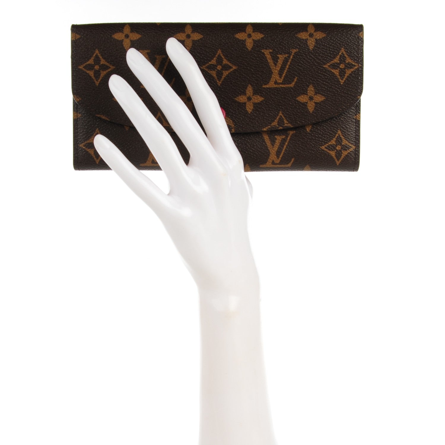 Louis Vuitton Monogram Emilie Wallet Fuchsia 2 of 7