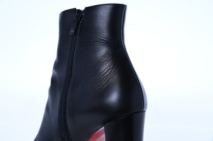 Christian Louboutin Calfskin Adox 85 Ankle Boots 39.5 Black 9 of 12