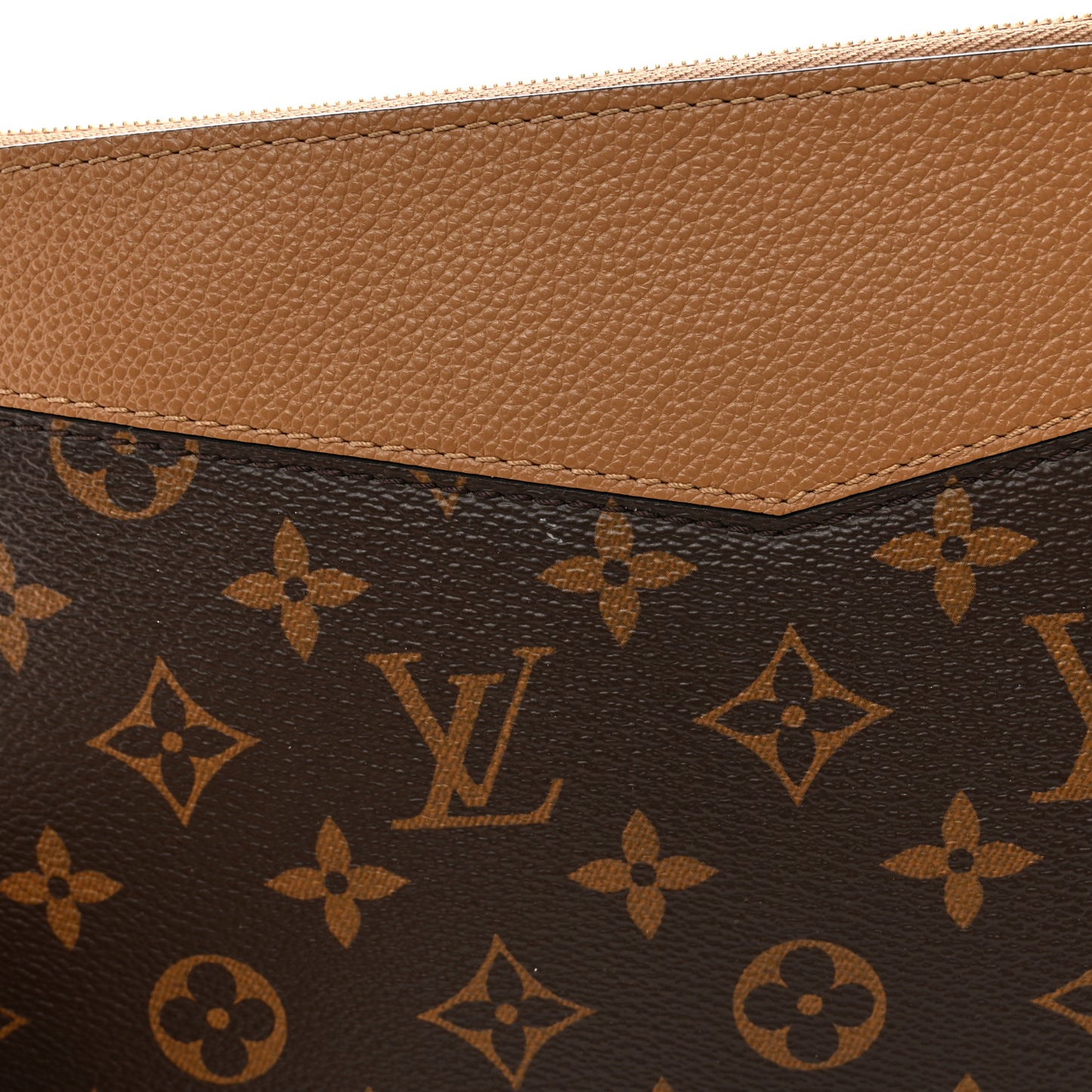 LOUIS VUITTON Monogram Daily Pouch Sesame