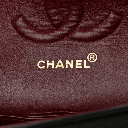 Chanel Lambskin Quilted Medium Double Flap Black 6 of 13