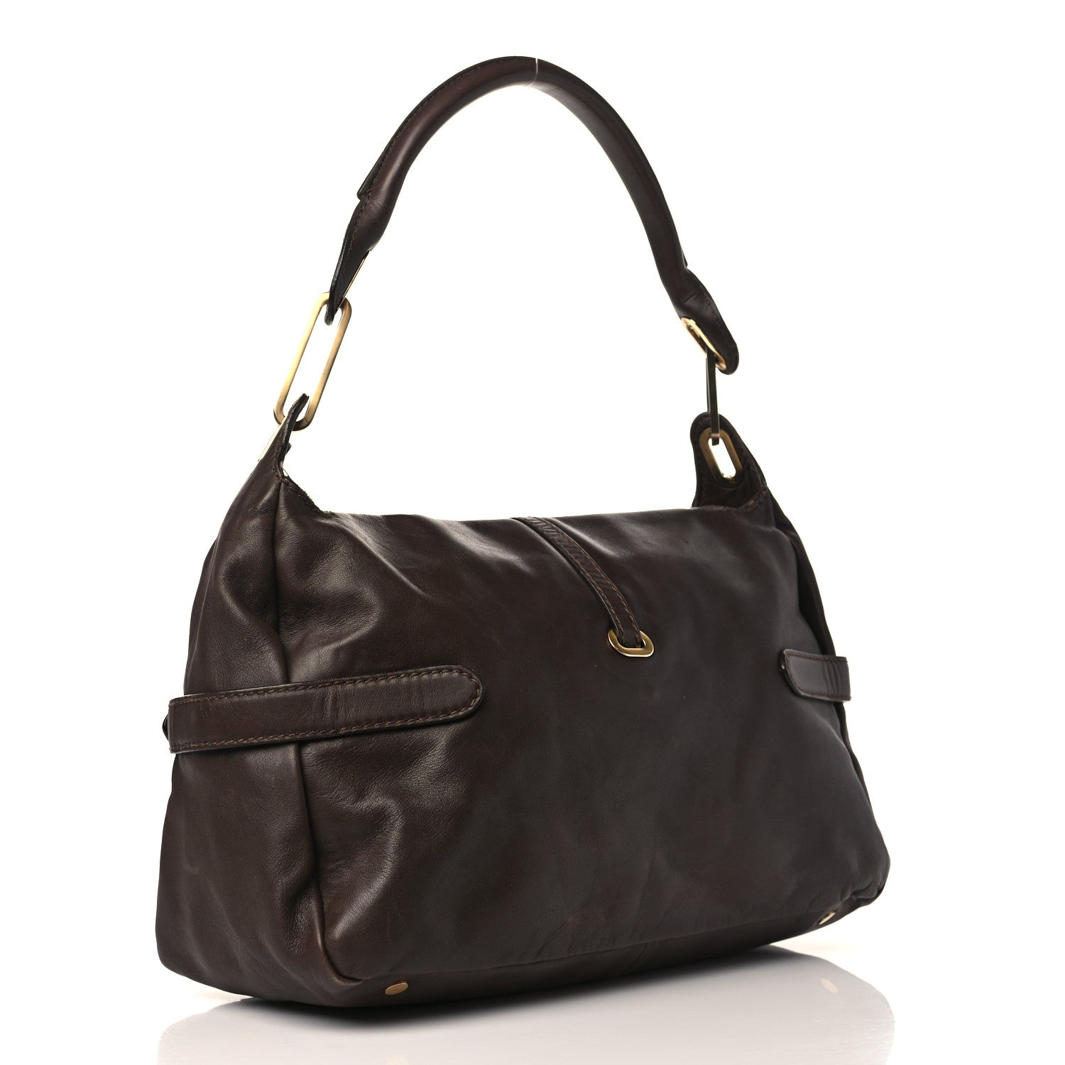 Jimmy Choo Calfskin Tulita Brown 3 of 11