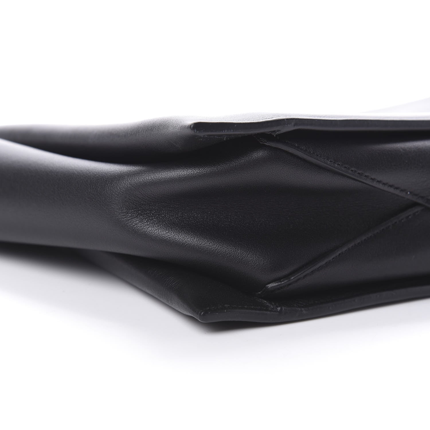 Celine Supple Natural Calfskin Tri-Fold Clutch Black 10 of 14