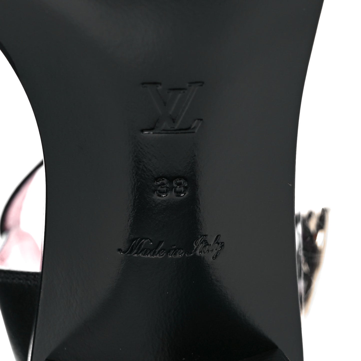 Calfskin Monogram Passenger Sandals 38 Black