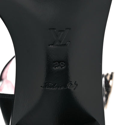 Louis Vuitton Calfskin Monogram Passenger Sandals 38 Black 6 of 8