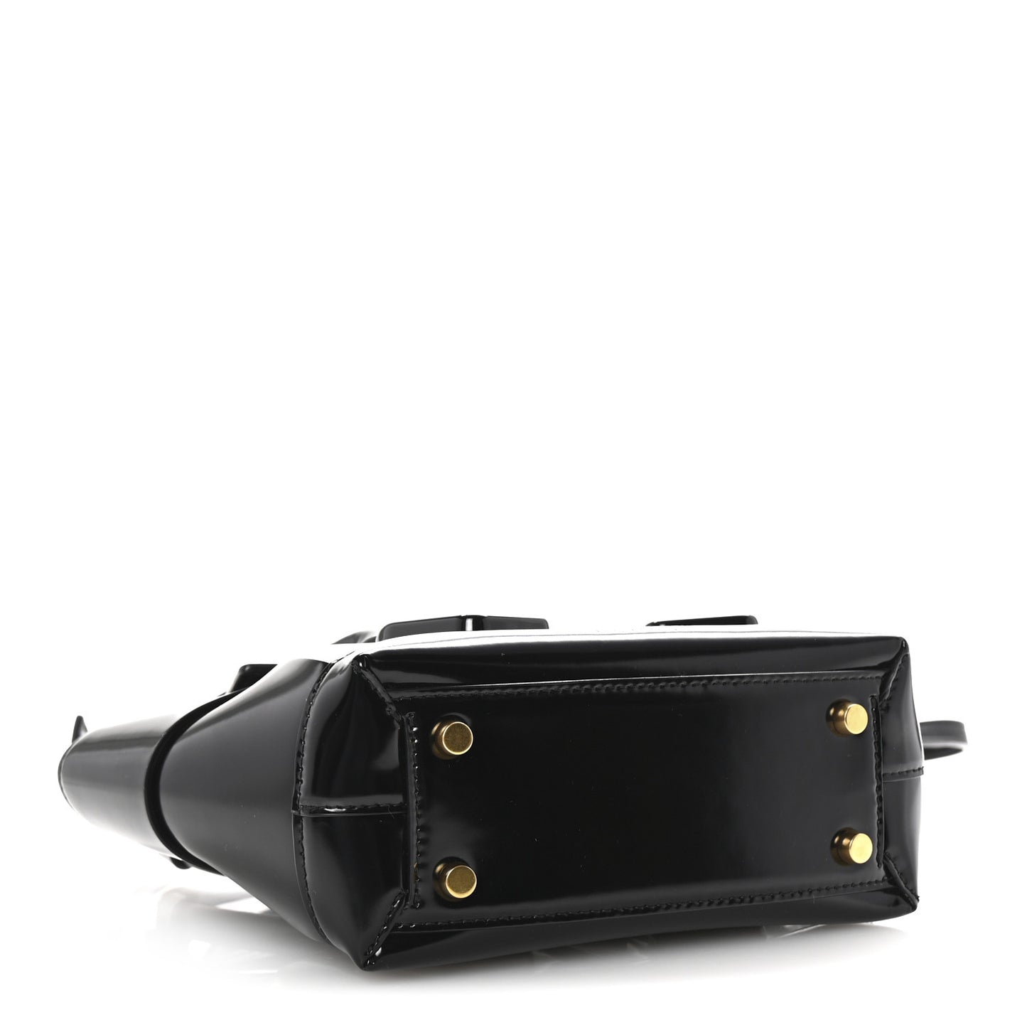 Patent Maxi Intrecciato Mini Arco Black