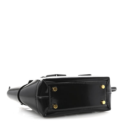 Bottega Veneta Patent Maxi Intrecciato Mini Arco Black 4 of 9