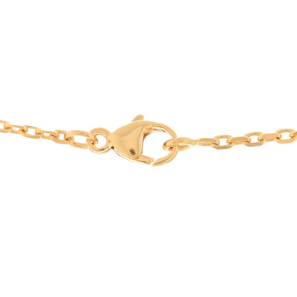 Hermes Lacquered Rose Gold Mini Pop H Pendant Necklace New Gold 4 of 5