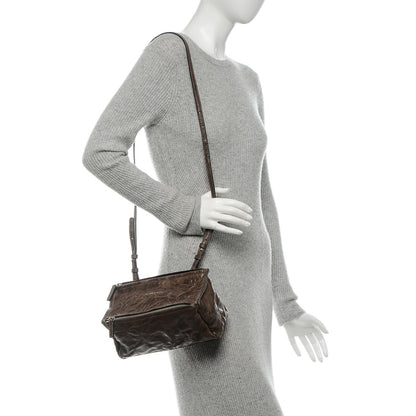 Givenchy Tumbled Sheepskin Mini Pandora Brown 2 of 7