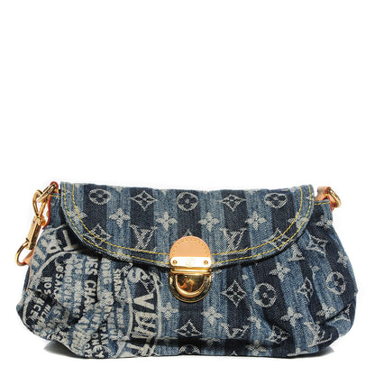 Louis Vuitton Denim Raye Mini Pleaty 1 of 8