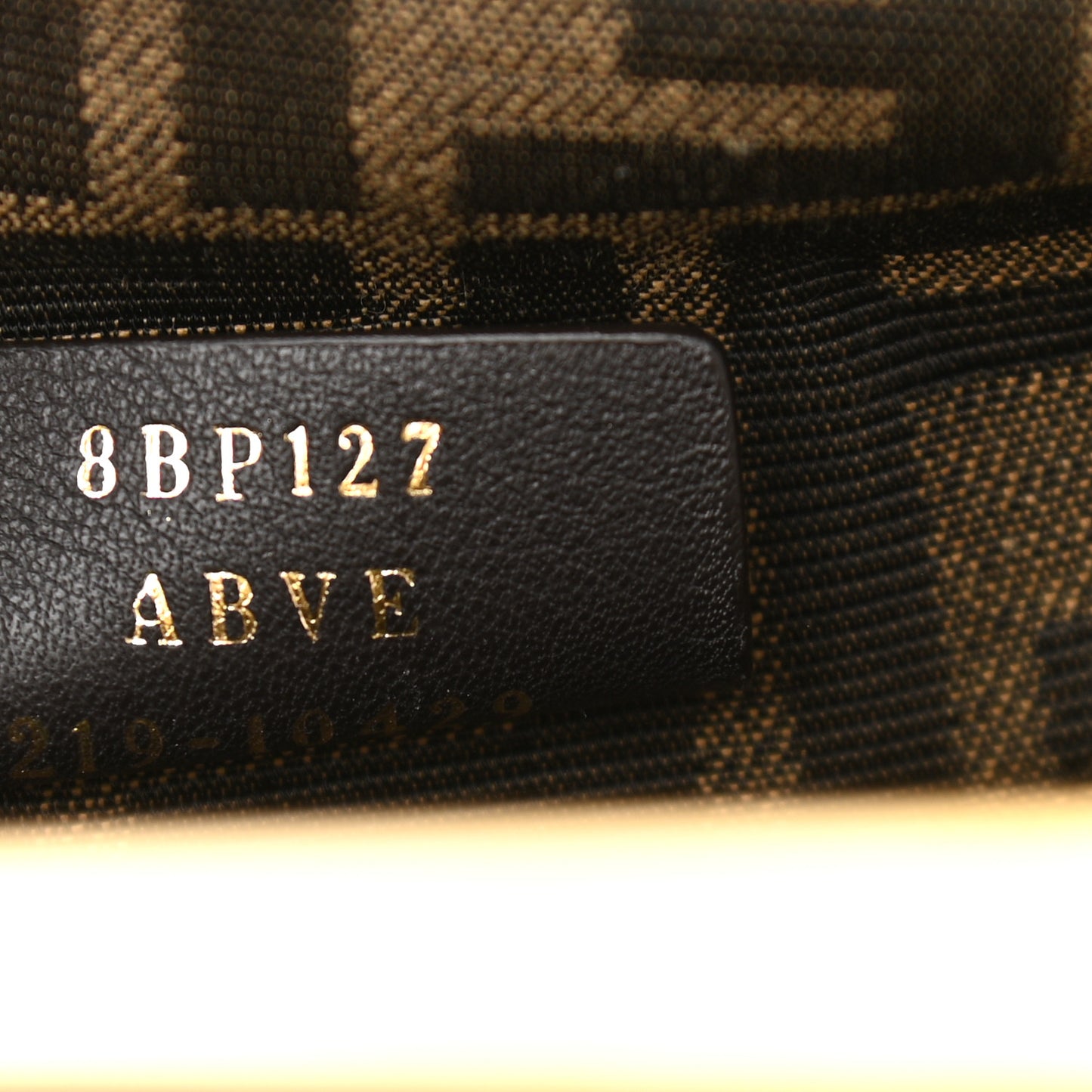 Shiny Nappa Medium Fendi First Black