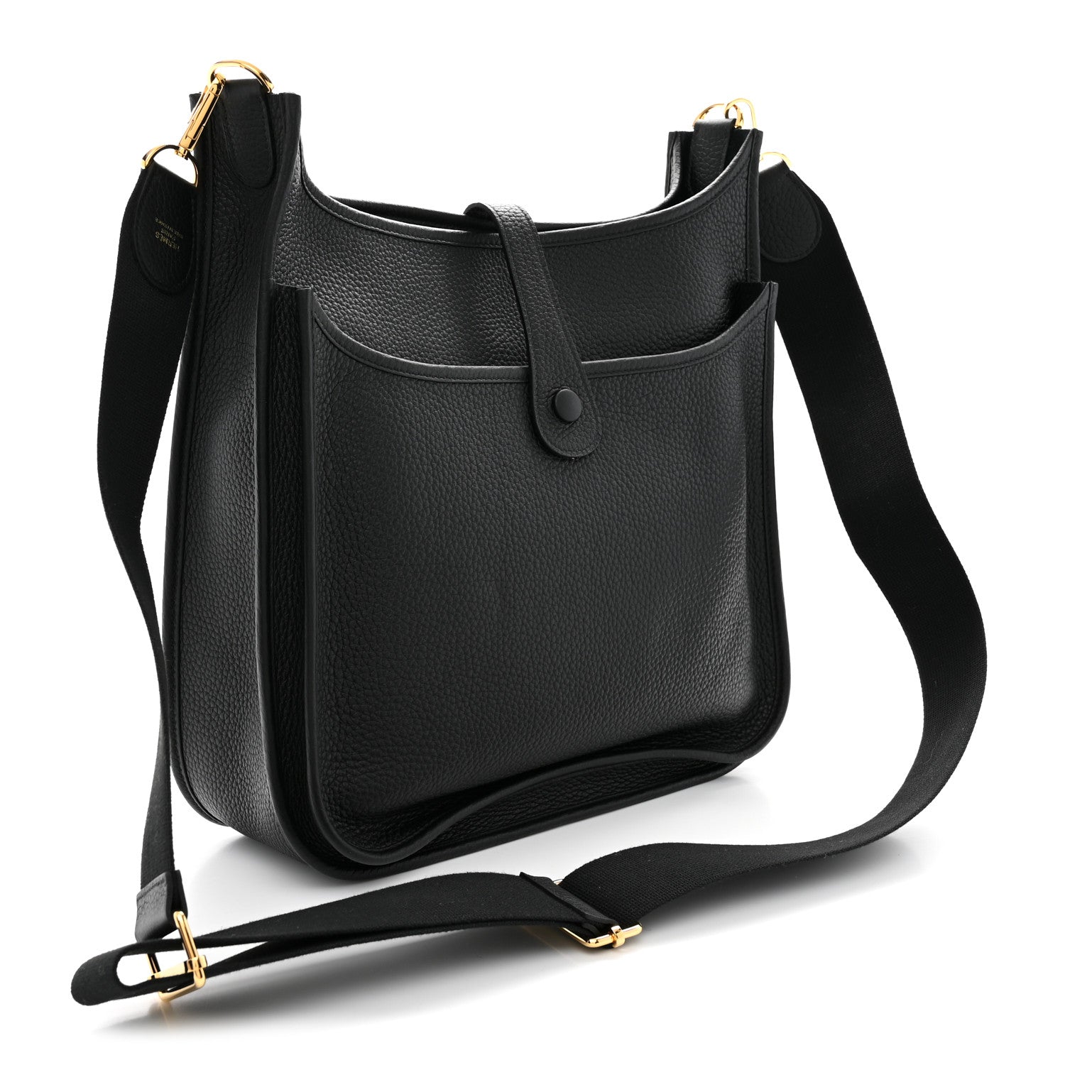 Hermes Taurillon Clemence Evelyne III GM Black 3 of 10