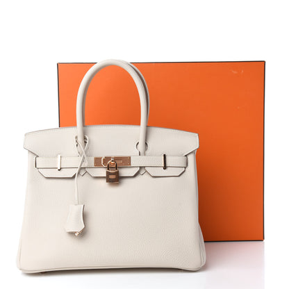 Hermes Togo Birkin 30 Craie 11 of 11