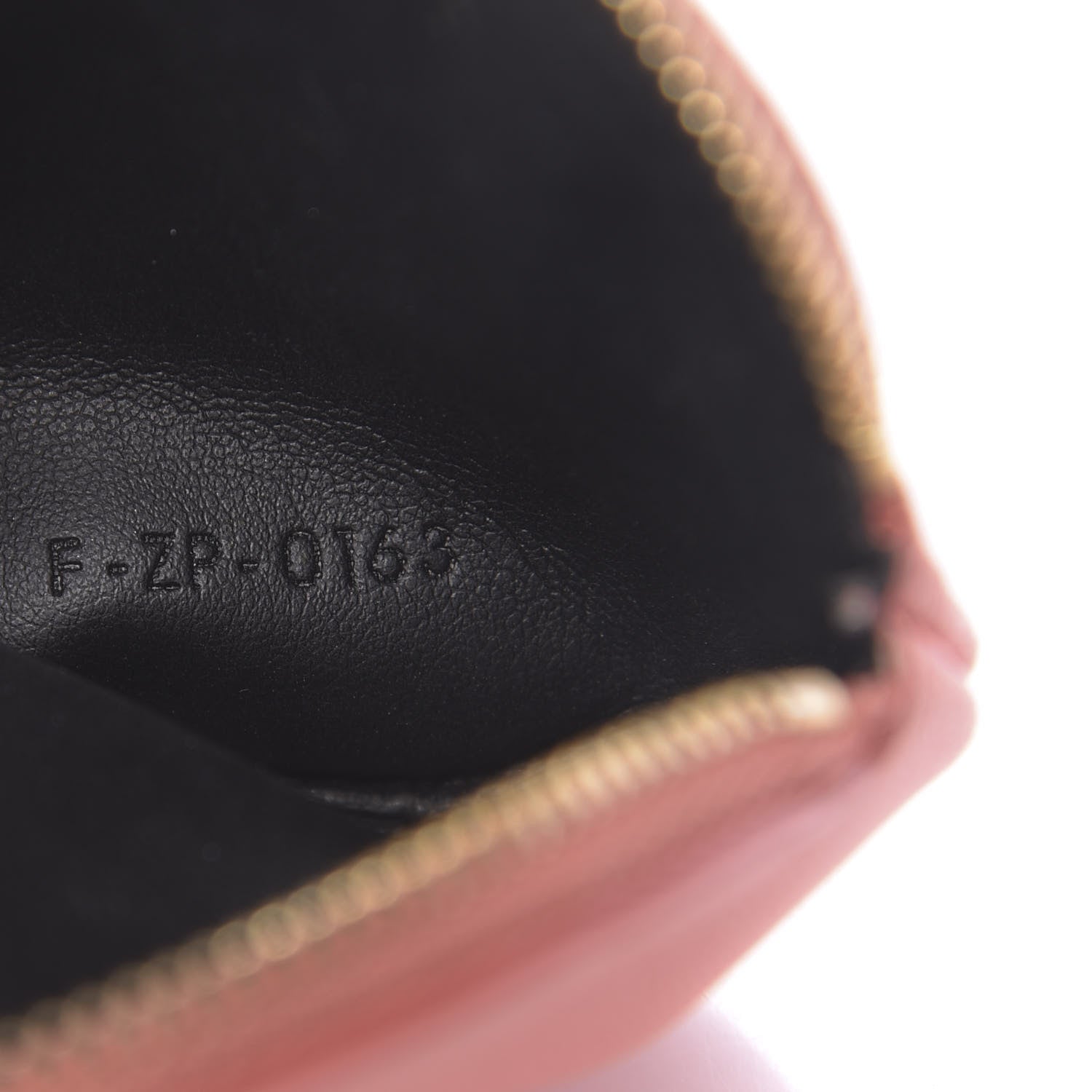 Celine Smooth Calfskin Round Zip Coin Purse Pink 10 of 10