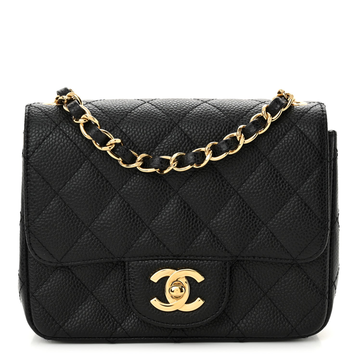 Chanel Caviar Quilted Mini Square Flap Black 1 of 11