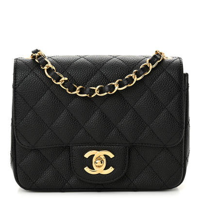 Chanel Caviar Quilted Mini Square Flap Black 1 of 11