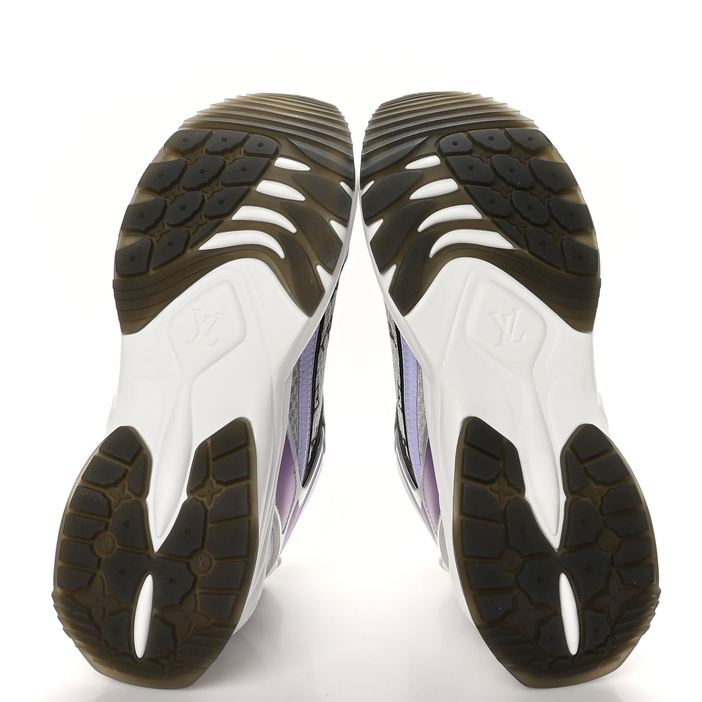 Monogram Calfskin Run 55 Sneakers 39.5 Lilac