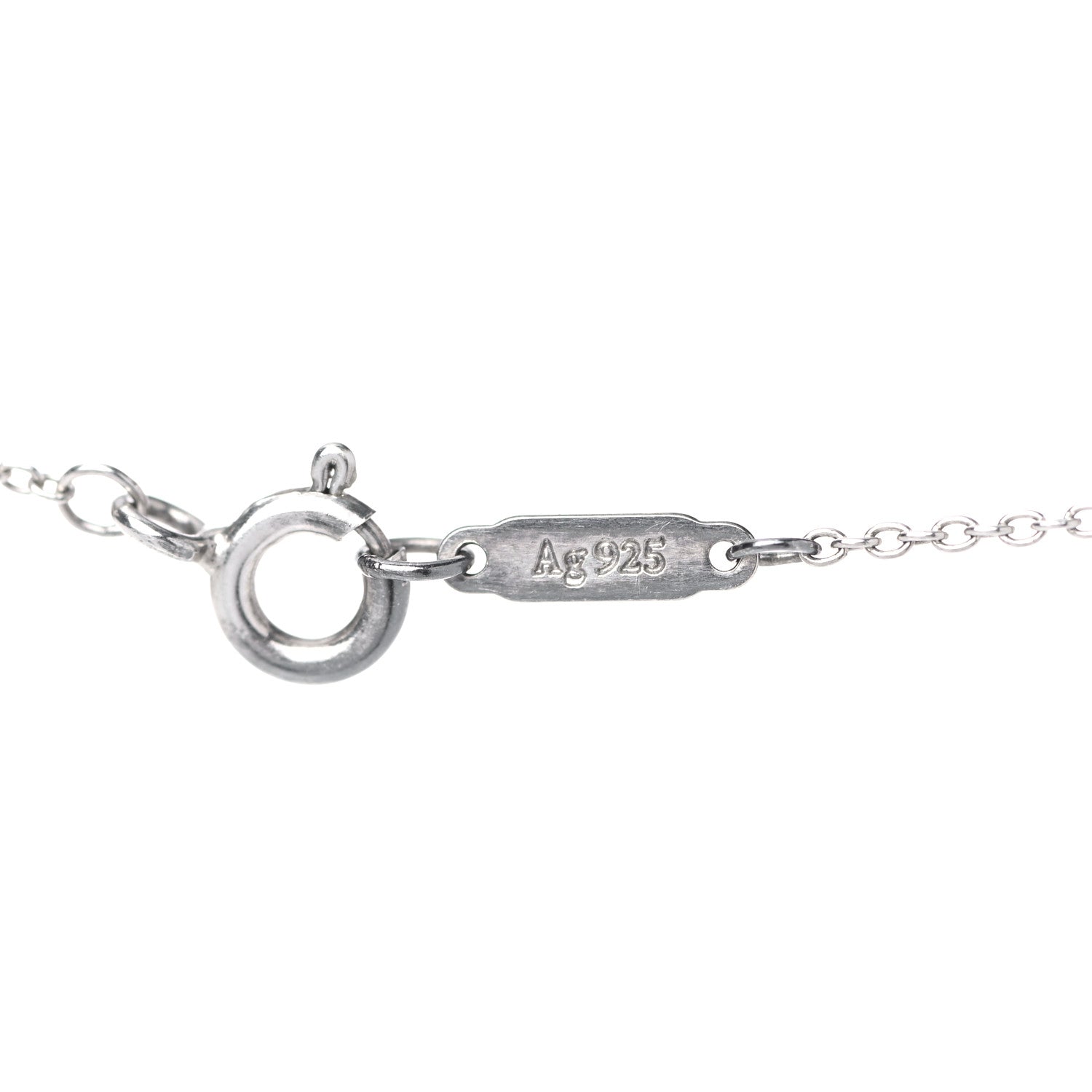 Tiffany Sterling Silver Crown Charm Necklace 4 of 4