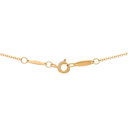 Tiffany 18K Rose Gold Diamond .17ct Elsa Peretti Diamonds by the Yard Pendant Necklace 3 of 4