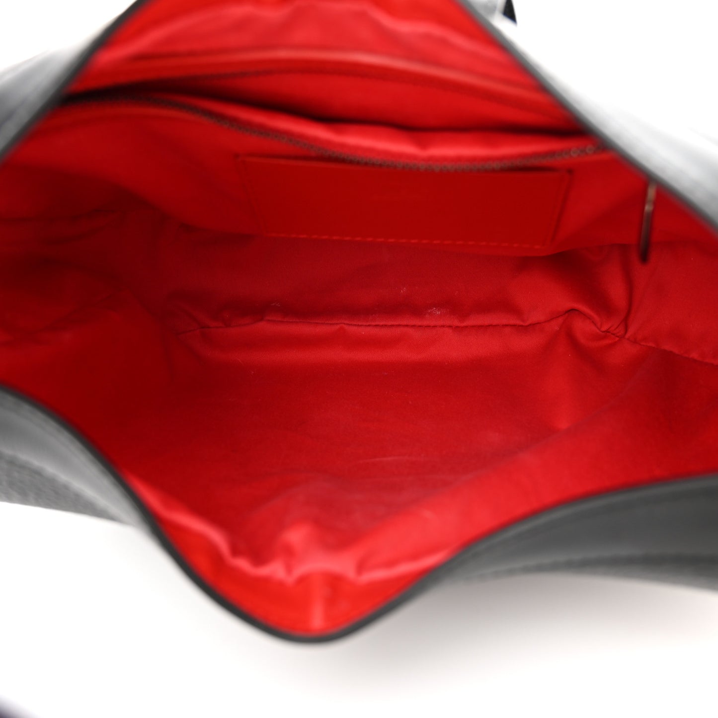 Grained Calfskin Carasky Shoulder Bag Black