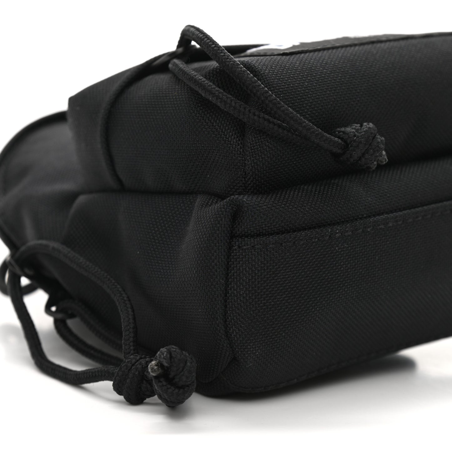 Recycled Casual Nylon Mini Oversized Backpack Black
