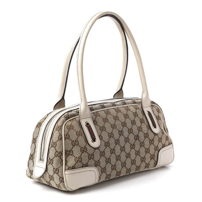 Gucci Monogram Small Princy Satchel Off White 2 of 13