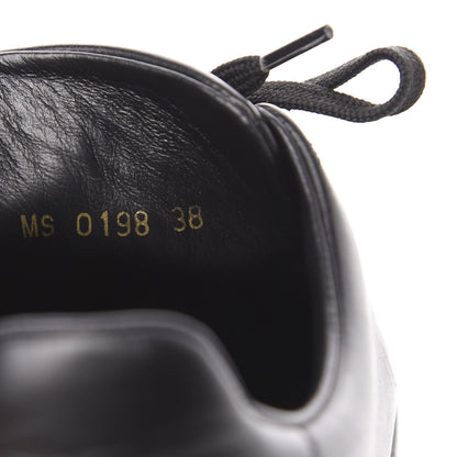 Louis Vuitton Calfskin Frontrow Sneakers 38 Black 9 of 13