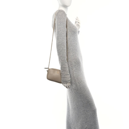 Gucci Dollar Calfskin Super Mini GG Marmont Chain Shoulder Bag Beige 2 of 11