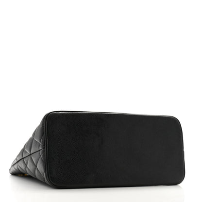 Chanel Caviar Quilted Medallion Tote Black 4 of 12