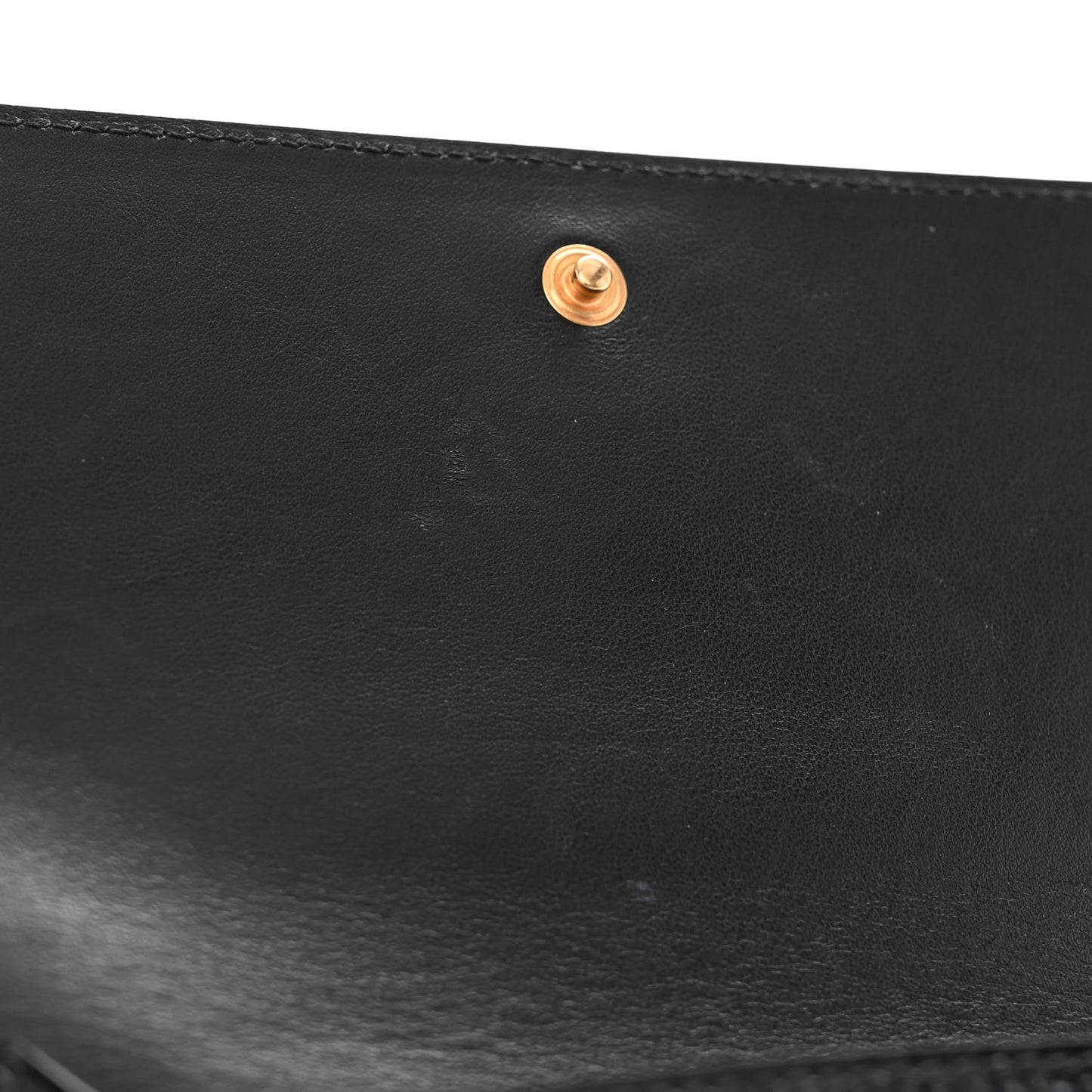 Crocodile Embossed Monogram Phone Holder Crossbody Black