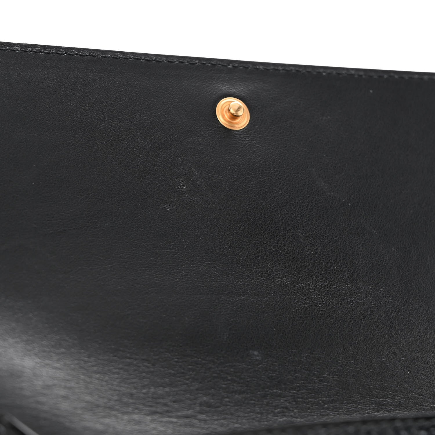Saint Laurent Crocodile Embossed Monogram Phone Holder Crossbody Black 10 of 10