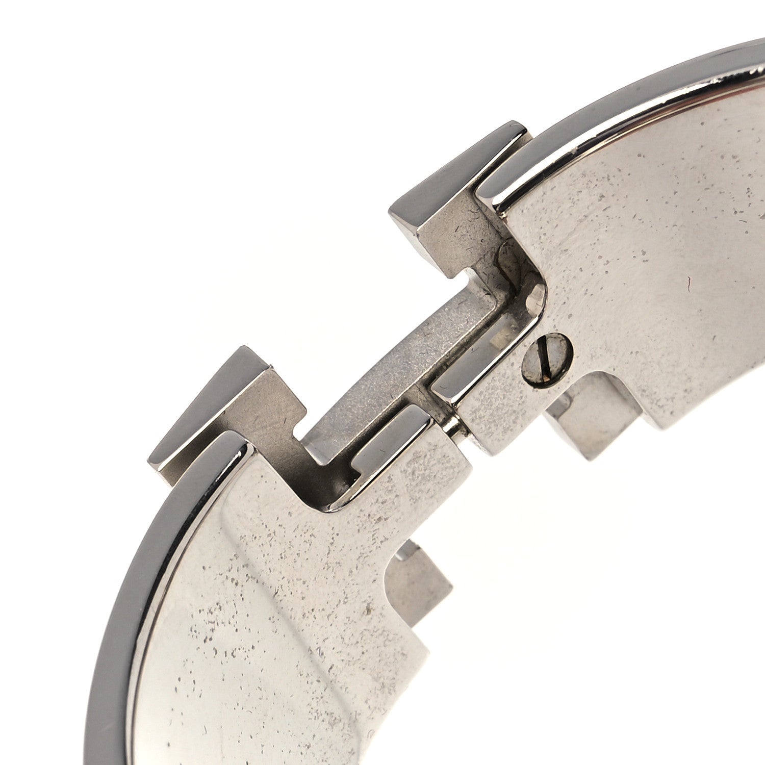 Hermes Enamel Wide Clic Clac H Bracelet PM Mango 5 of 6