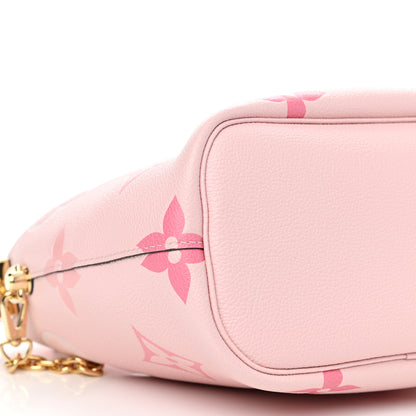 Louis Vuitton Empreinte Monogram Giant By The Pool Marshmallow Hobo PM Bouton De Rose 8 of 10