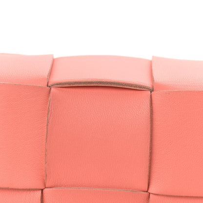 Bottega Veneta Nappa Maxi Intreccio Cassette Bag Peach 12 of 12