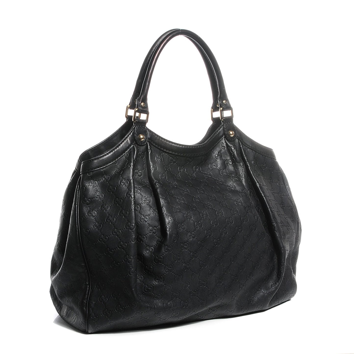 Guccissima Large Sukey Tote Black
