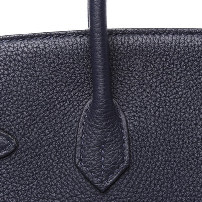Hermes Togo Birkin 25 Bleu Nuit 9 of 30