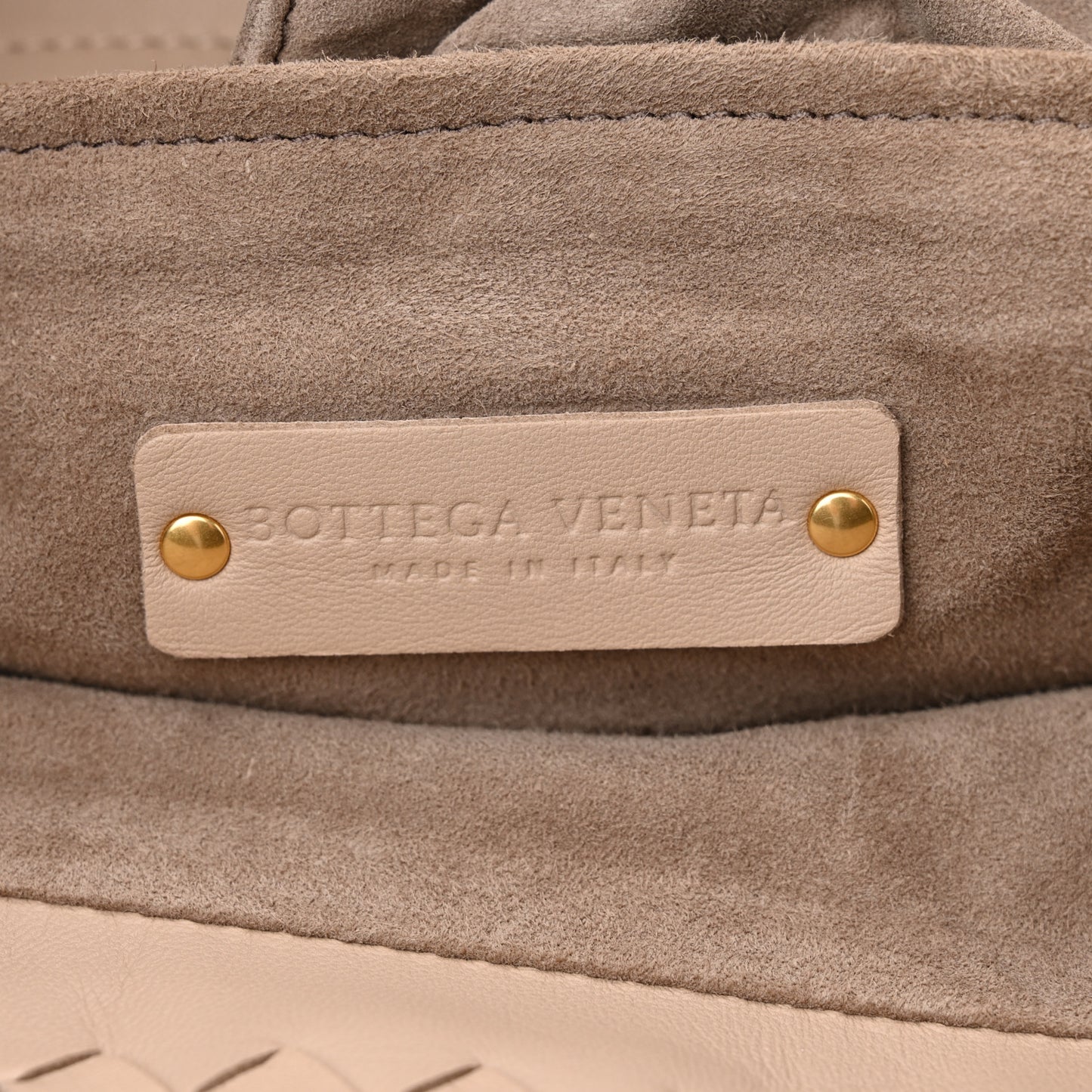 Nappa Intrecciato Bella Tote Beige
