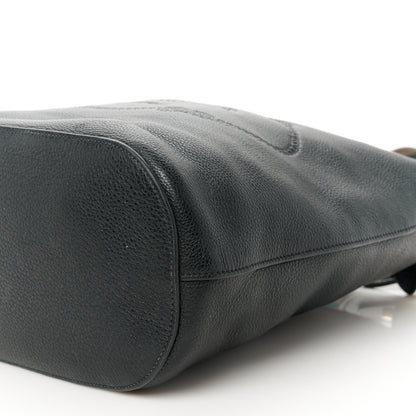 Prada Vitello Phenix Logo Hobo Black 10 of 10