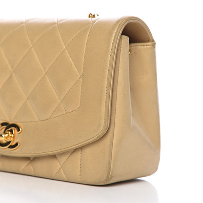 Chanel Lambskin Quilted Small Flap Beige 20 of 26