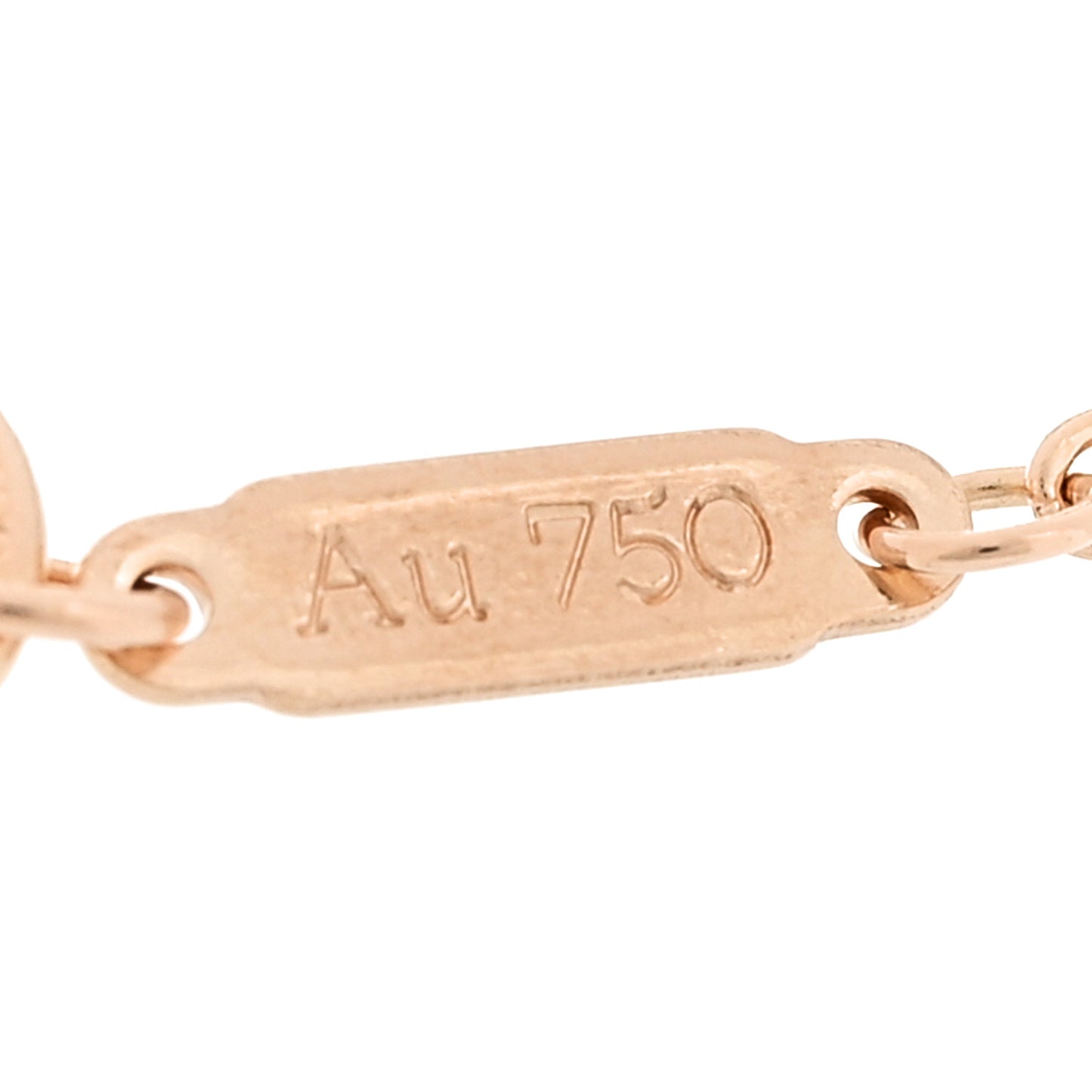 18K Rose Gold T Double Chain Bracelet